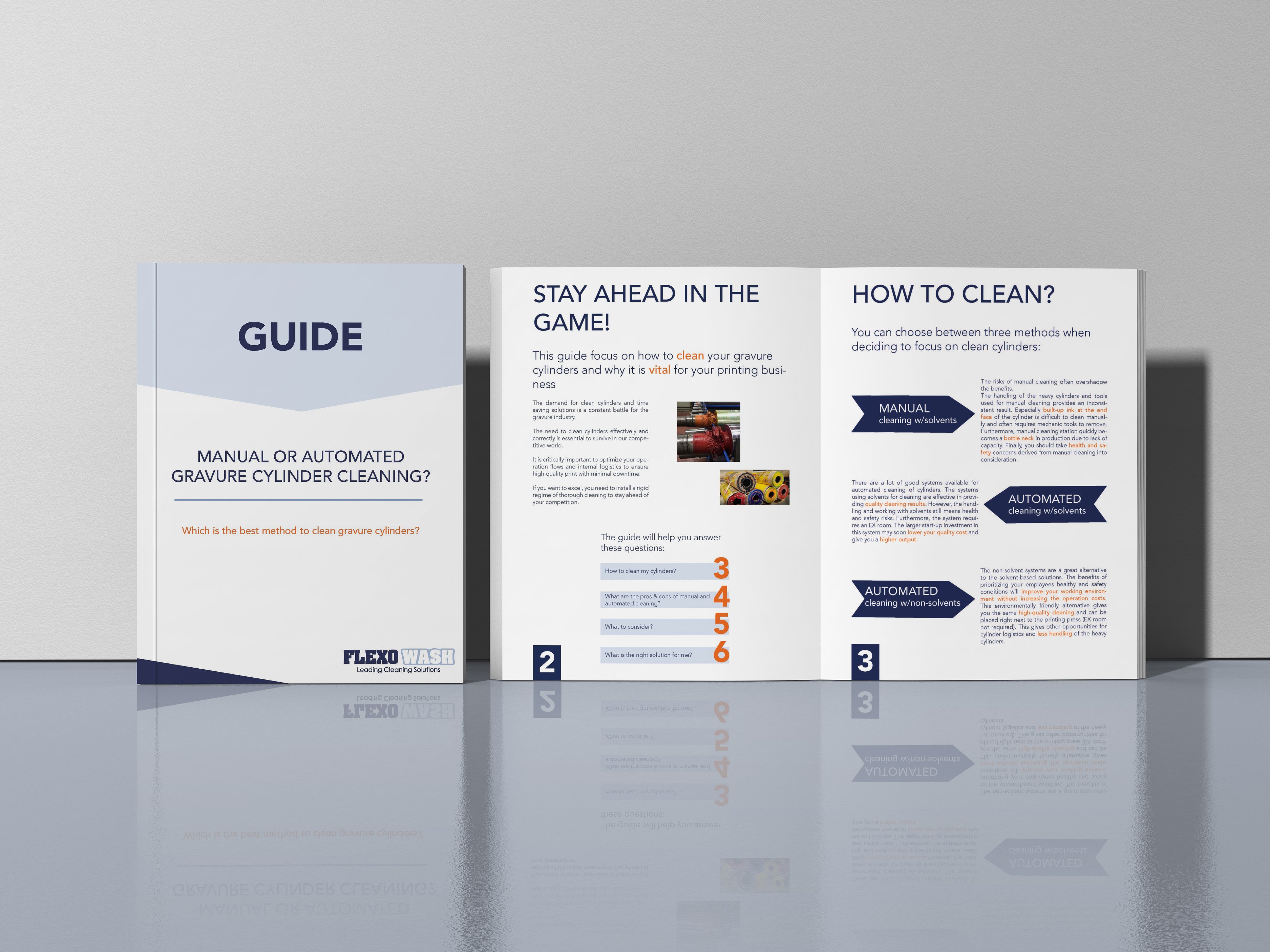 How to clean multiple gravure cylinders at once? Flexo Wash